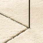 vidaXL Tapis HUARTE à poils courts doux et lavable crème 120x170 cm
