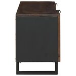 vidaXL Meuble TV   105 x 33 5 x 46 cm  fait en bois de mangue massif.