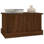 vidaXL Boîte de rangement chêne marron 50x30x28 cm bois d'ingénierie