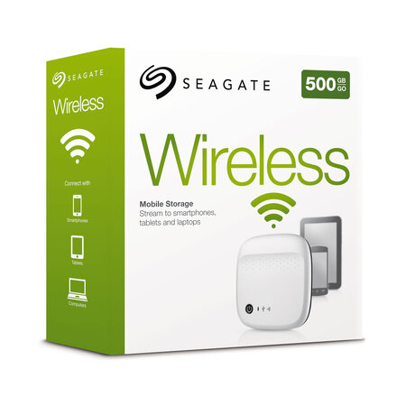 Seagate Wireless 500 Go blanc