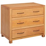 vidaXL Armoire avec tiroir avec stockage Marron Bois d'ingénierie