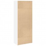 vidaXL Bibliothèque blanc 60x30x152 cm bois d'ingénierie