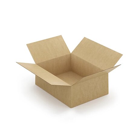 Caisse carton brune simple cannelure à montage instantané raja 40x30x15 cm (lot de 20)