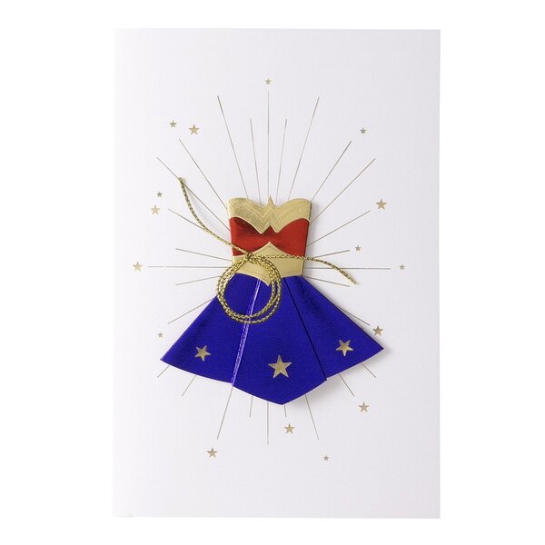 Carte de voeux wonder woman - draeger paris