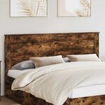 vidaXL Tête de lit Chêne fumé 200 cm Bois d'ingénierie