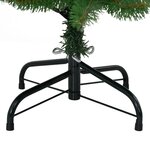 vidaXL Sapin de Noël artificiel à charnières avec support vert 120 cm