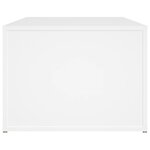 vidaXL Table basse Blanc 100x50x36 cm Bois d'ingénierie