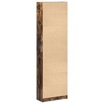 vidaXL Armoire en chêne fumé 55x25x189 cm en bois d'ingénierie
