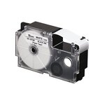 Cassette Ruban XR-18TWE Noir sur blanc, 18 mm / 8 m CASIO