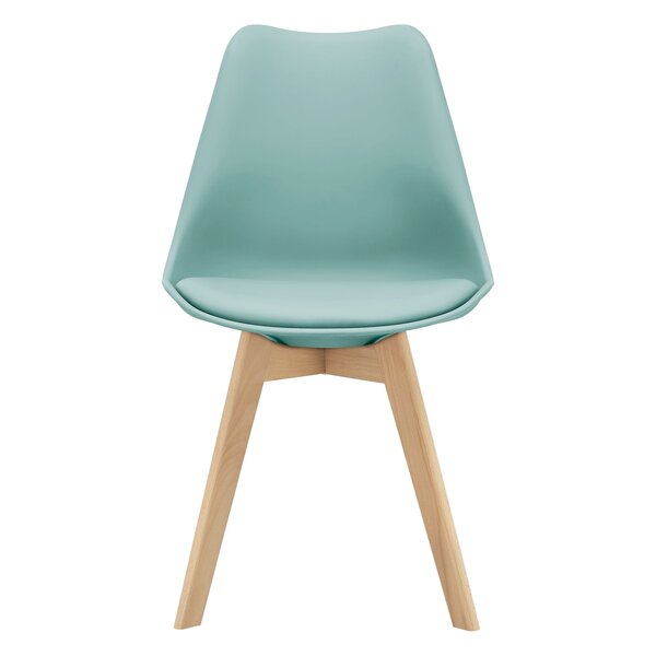 Lot de 6 chaises de salle à manger similicuir hêtre menthe 03_0006781