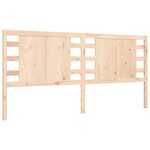 vidaXL Cadre de lit sans matelas 200x200 cm bois massif de pin