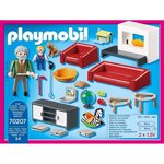 Playmobil 70207 - dollhouse la maison traditionnelle - salon avec cheminée