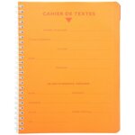 Cahier de texte 17 x 22 cm