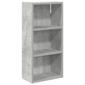 vidaXL Armoire murale de salle de bain Gris Béton 30 x 16 x 62 5 cm
