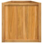 vidaXL Lit surélevé 150x50x50 cm bois massif de teck
