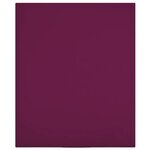 vidaXL Drap-housse Jersey Bordeaux 90x200 cm Coton