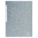 Chemise À Élastiques Maxi Capacity Carte Lustrée 425gm2 - A4 - Gris - X 25 - Exacompta