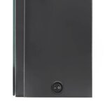 vidaXL Armoire de salle de bain à miroir LED gris 50x13x70 cm