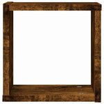 vidaXL Étagères Murales 4 Pièces Marron 26 x 15 x 26 cm Bois d'ingénierie