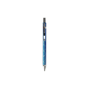 Mini stylo bille 10 x 0.6 cm en métal - turquoise