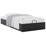 vidaXL Cadre de lit ottoman sans matelas noir 80x200 cm similicuir