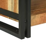vidaXL Table basse 120x50x38 cm en bois massif d'acacia