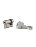 THIRARD - Demi-cylindre Transit 1  30x10mm  nickelé  5 clés - THIRARD