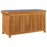 vidaXL Boîte à coussins d'extérieur 113x50x60 5cm bois massif d'acacia