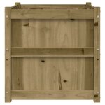 vidaXL Jardinière d'extérieur 60x60x60 cm bois de pin imprégné