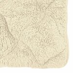 vidaXL Couette d'été 220 x 260 cm Été Crème Respirant