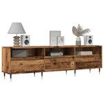 vidaXL Meuble TV vieux bois 150x30x44 5 cm bois d'ingénierie