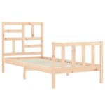 vidaXL Cadre de lit sans matelas 100x200 cm bois massif de pin