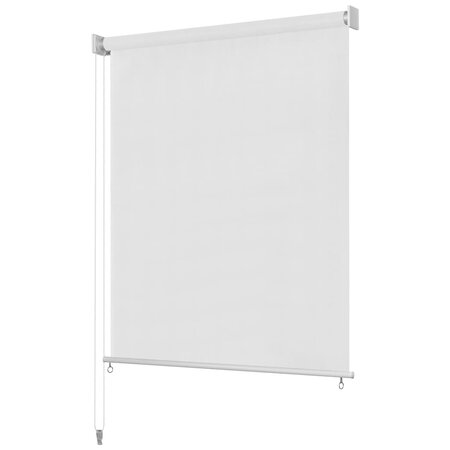 vidaXL Store roulant d'extérieur 100 x 140 cm Blanc