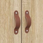 vidaXL Cadre de lit Chêne sonoma 200 x 200 x 31 5 cm Bois d'ingénierie
