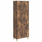 vidaXL Ensemble de Meubles 2 Pièces Chêne fumé Bois d'ingénierie