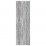 vidaXL Buffet sonoma gris 30x41x124 cm bois d'ingénierie