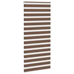vidaXL Store zèbre marron 115x230cm largeur du tissu 110 9cm polyester