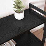 vidaXL Bibliothèque Chêne noir 80 x 30 x 48.5 cm Bois d'ingénierie