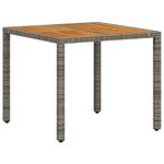 vidaXL Ensemble de salle à manger pour jardin 5 Pièces Gris