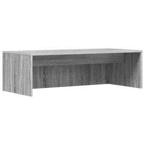 vidaXL Bureau mural Gris Sonoma 100 x 45 x 30 cm Bois d'ingénierie