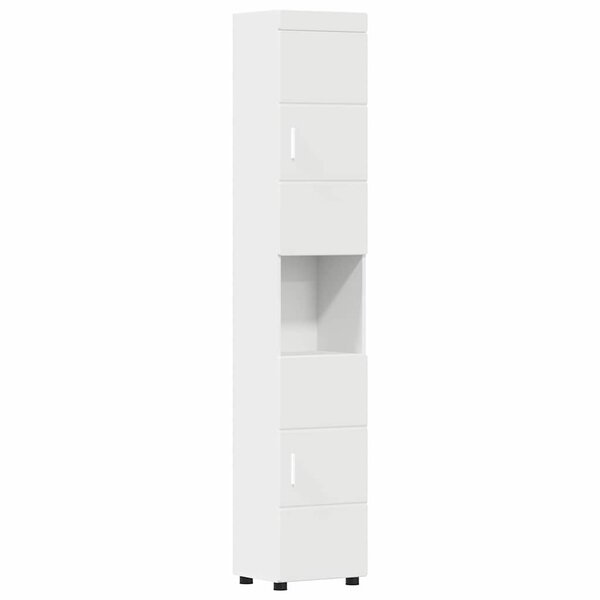 vidaXL Ensemble d'armoire de salle de bain avec stockage TULUM Blanc