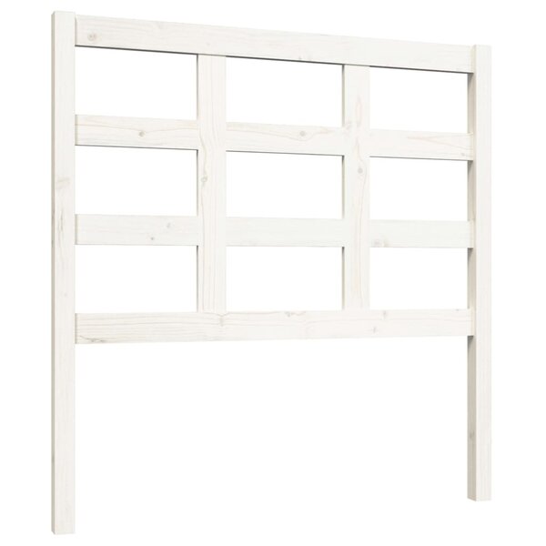 vidaXL Tête de lit Blanc 95 5x4x100 cm Bois massif de pin