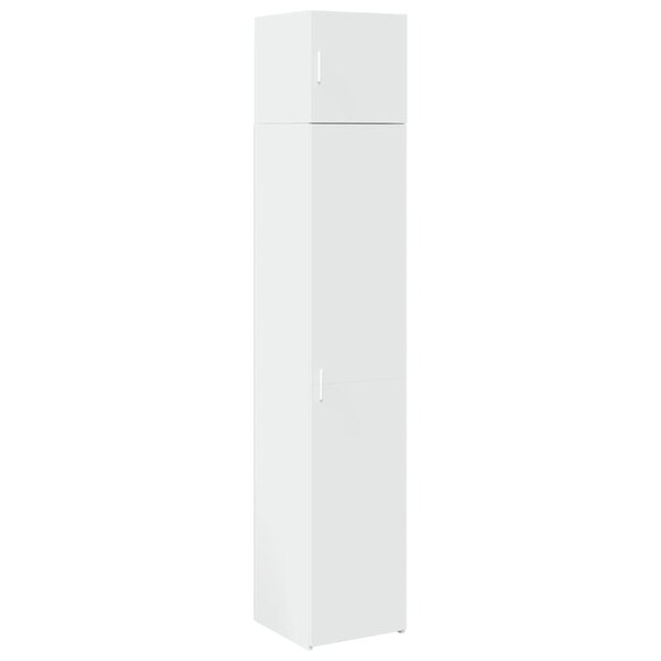 vidaXL Armoire de rangement mince blanc 40x42 5x225 cm