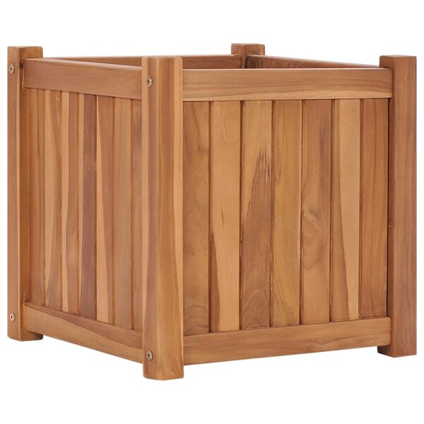 vidaXL Lit surélevé 40x40x40 cm Bois de teck solide