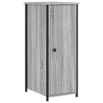 vidaXL Table de chevet sonoma gris 32x42x80 cm bois d'ingénierie