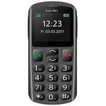 Beafon sl250 - téléphone portable senior à clapet noir