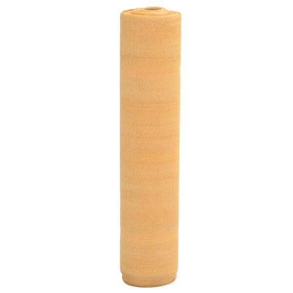vidaXL Filet brise-vue sable 1x25 m PEHD 195 g/m²
