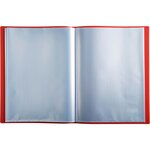 Protège-documents en polypropylène souple OPAK 20 vues - A4 Rouge x 25 EXACOMPTA