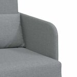vidaXL Canapé-Lit Gris clair 65 x 80 x 83 cm tissu