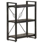 vidaXL Bibliothèque à 3 niveaux 60x30x80 cm Bois de manguier massif